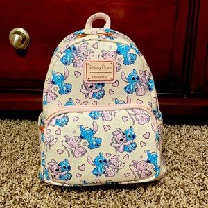 Stitch and Angel mini Loungefly Backpack